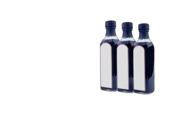 Fles Isoleren Witte Achtergrond — Stockfoto