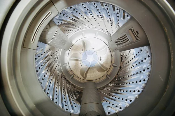 Washing Machine Internal View Selective Focus — Stock Photo, Image