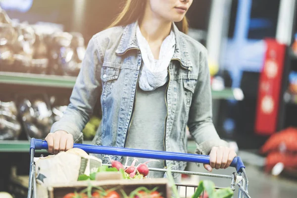 Einkaufen Supermarkt Einkaufskonzept — Stockfoto