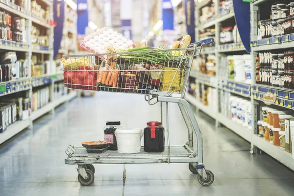 Einkaufen Supermarkt Einkaufskonzept — Stockfoto