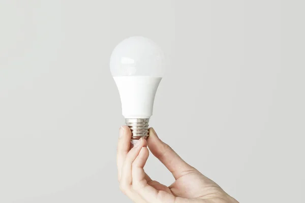 Hand Holding Light Bulb — Stock Photo, Image