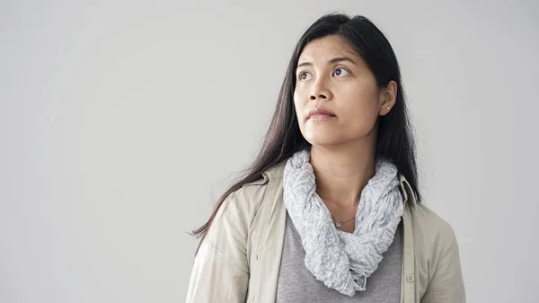 Retrato Asiático Jovem Mulher — Fotografia de Stock