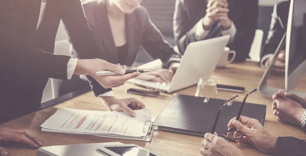 Gente Negocios Trabajando Oficina — Foto de Stock