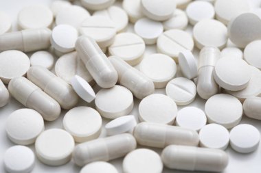 Hap ve kapsül görünümü kapatın