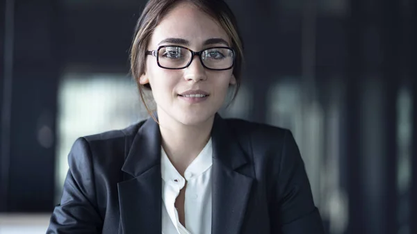 Portrait Businesswoman Office — Stock Photo, Image