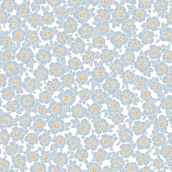 Çiçeklerle vektör dikişsiz desen. Çiçeklerle sonsuz baskı. 