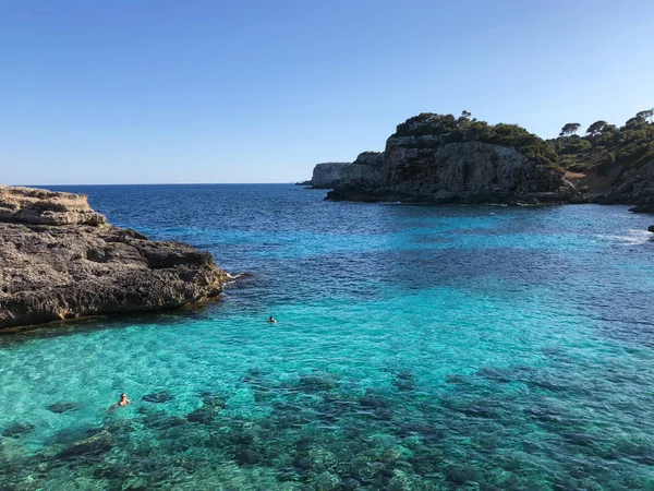 Playa de Formentor Cala Pi de la Posada, hermosa playa en Cap Formentor, Palma Mallorca, España — Foto de Stock