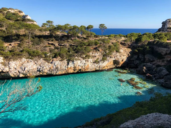 Playa de Formentor Cala Pi de la Posada, hermosa playa en Cap Formentor, Palma Mallorca, España — Foto de Stock