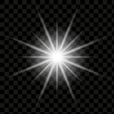 İzole vektör yıldırım 