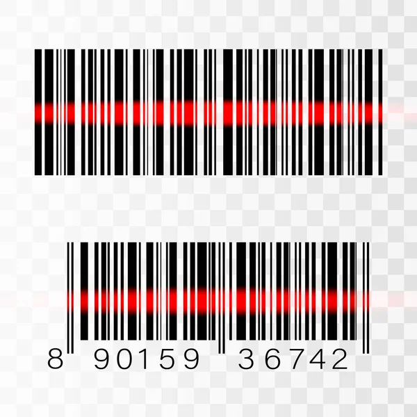 Σύνολο των barcodes που απομονώνονται σε λευκό φόντο. — Διανυσματικό Αρχείο