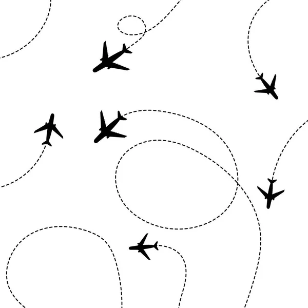 飞机旅行概念 . — 图库矢量图片
