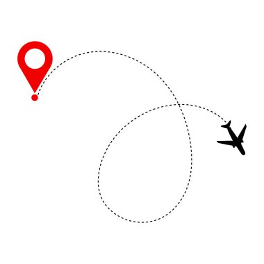  uçak seyahat kavramı. 