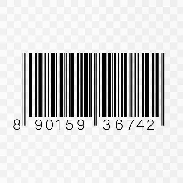 Изолированная Realistic Barcode — стоковый вектор