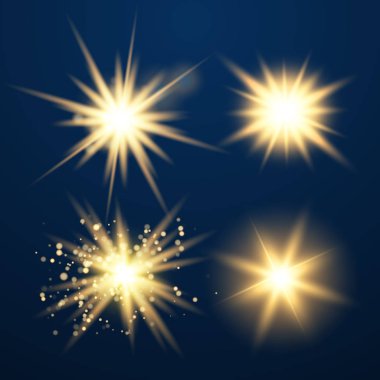Parlayan ışık yıldız kümesi 