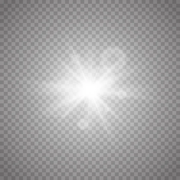 İzole lens flare etkisi. — Stok Vektör