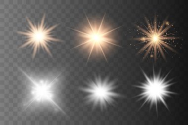 Sparkles ile parlayan ışık yıldız kümesi. 