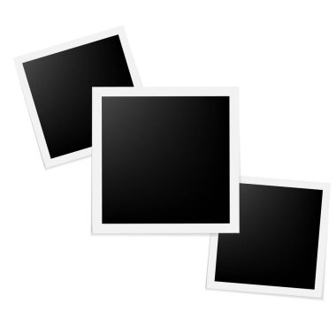 Vektör kare fotoğraf kolaj 