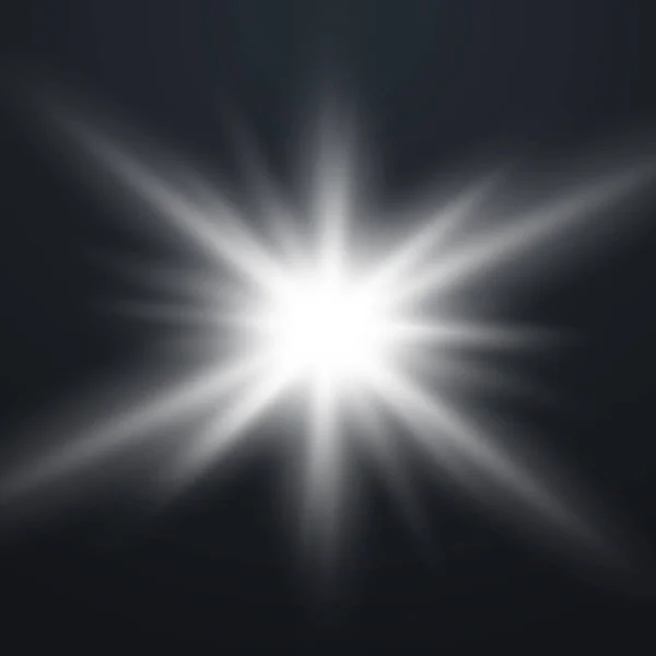Glödande ljuseffekt — Stock vektor