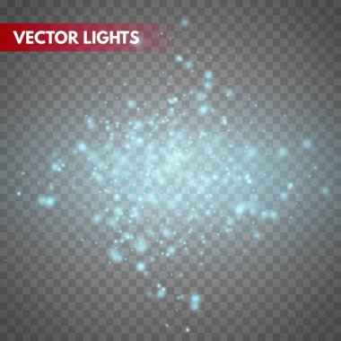 Parlak ışık efekti. 