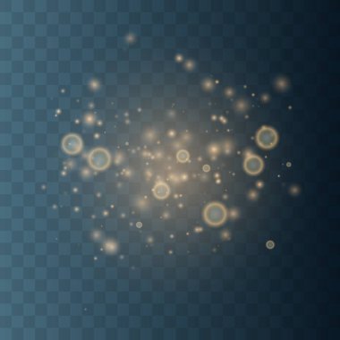 Parlak ışık efekti. 