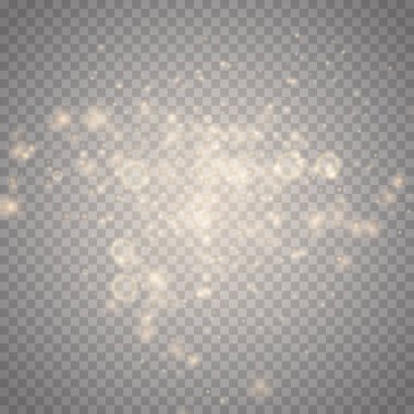 Parlak ışık efekti. 