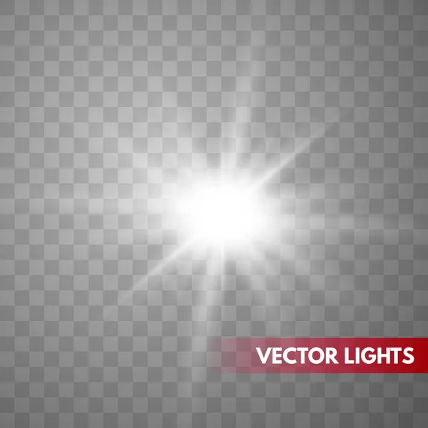 Glödande ljuseffekt — Stock vektor