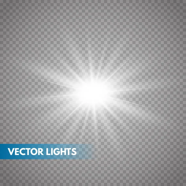 Efeito de luz brilhante — Vetor de Stock