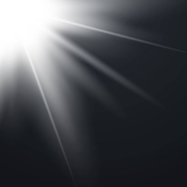 Güneş ışığı bir yarı saydam. ışık efekti. 