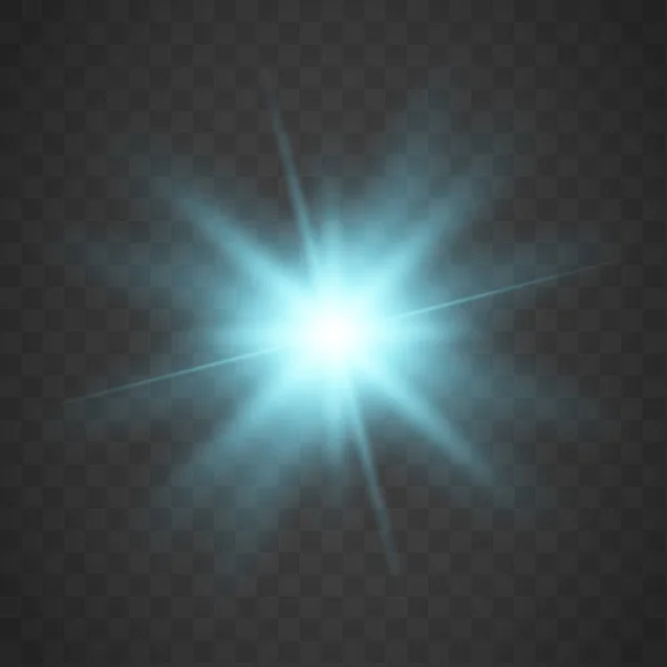 Efecto de luz brillante — Vector de stock