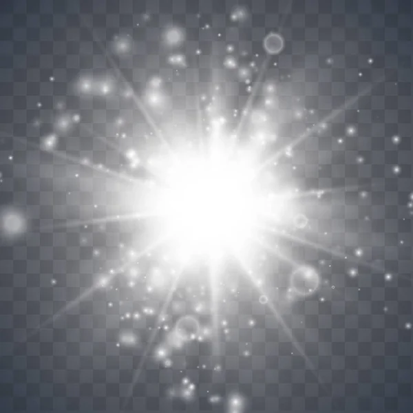 Leuchtende Lichteffekte — Stockvektor