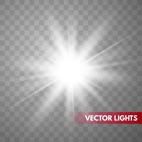 Efecto de luz brillante — Archivo Imágenes Vectoriales