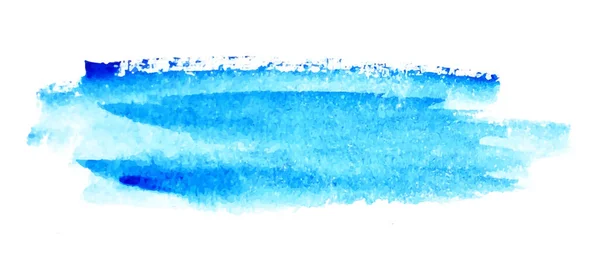 Textura aquarela azul — Vetor de Stock