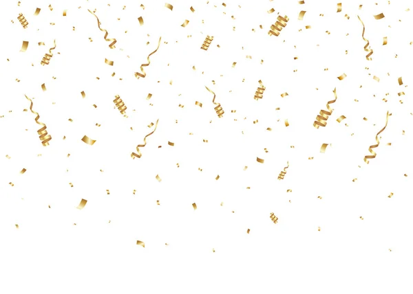 Ganador del Podio y Confetti — Vector de stock