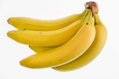 beyaz bir arka plan üzerinde parlak renkli meyve