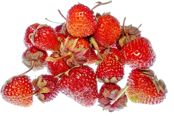 beyaz bir arka plan üzerinde parlak renkli meyve