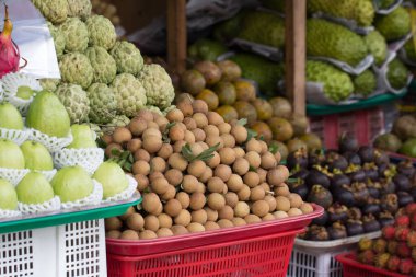 Longan meyve pazarında