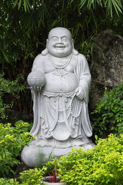 Smiling fat buddha — Stock Photo, Image