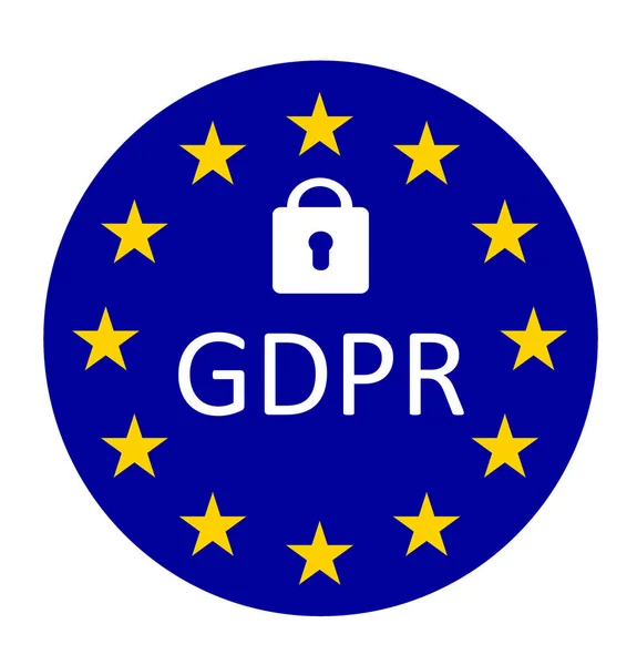 Reglamento general de protección de datos del RGPD — Foto de Stock