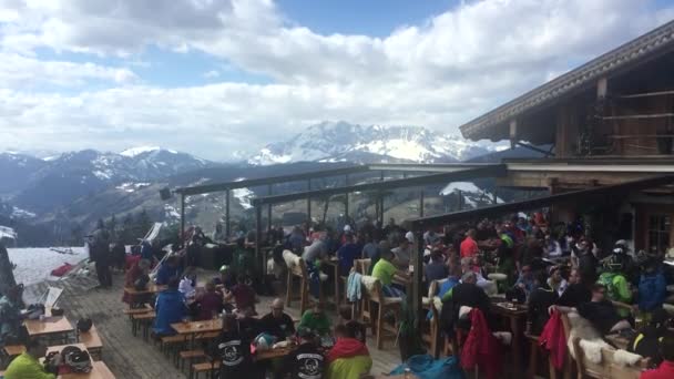 Apres Ski Party Narty Zima — Wideo stockowe