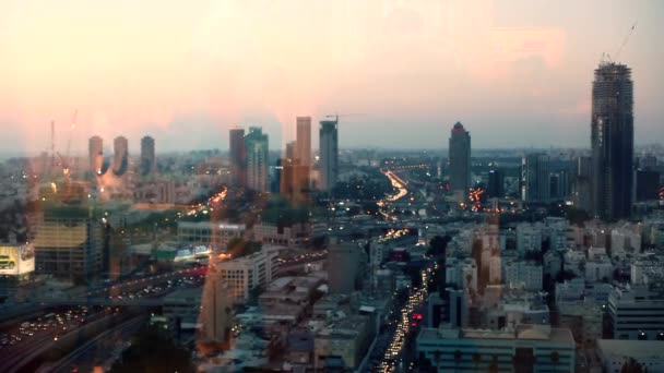 Şehir Metropole Şehir Merkezinin Video — Stok video