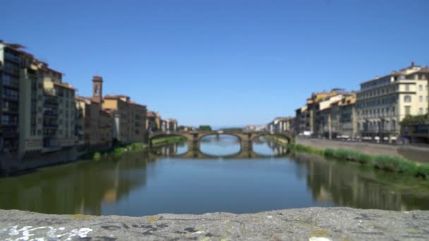 Ponte Vecchio Florence Italy — Stock Video