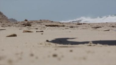 Plaj ayak kum tatil yürüyüş