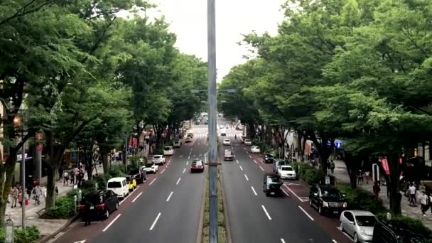 Straßenverkehr Autos Fahren — Stockvideo