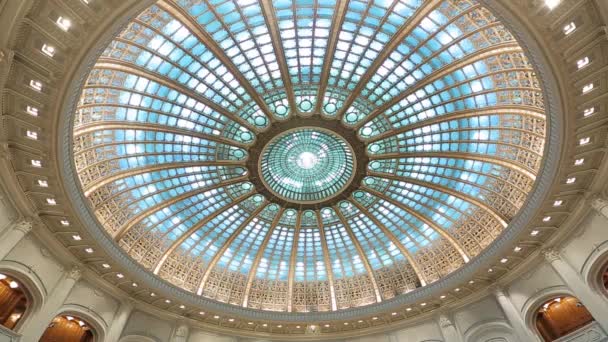 Vue du Parlement roumain de l'intérieur. Bucarest, Roumanie — Video