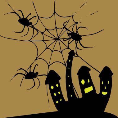 Turuncu kart Cadılar Bayramın kutlu olsun