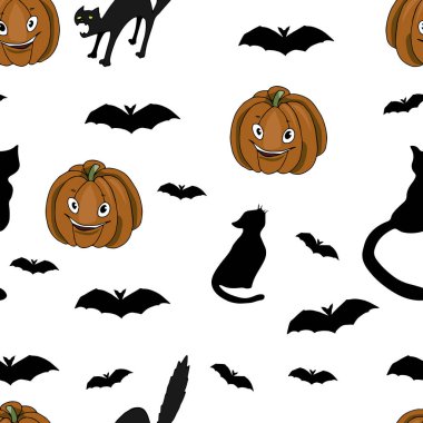 Mutlu Cadılar Bayramı desen