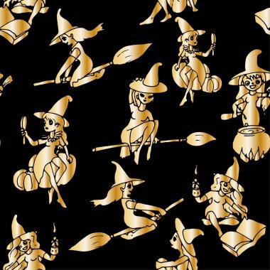 Cadılar Bayramı 'nda siyahın altına konacağını umuyordu. Paketleme, duvar kağıdı, kumaş için pürüzsüz arkaplan.