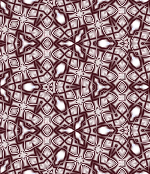 Αφηρημένη Fractal Απρόσκοπτη Γεωμετρικό Σχέδιο Εικονογράφηση Που Δημιουργούνται Υπολογιστή — Φωτογραφία Αρχείου