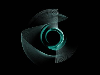 Soyut fraktal arkaplan, bilgisayar tarafından oluşturulan illüstrasyon.