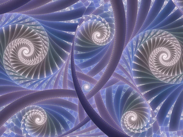 Fondo Fractal Abstracto Ilustración Generada Por Ordenador —  Fotos de Stock